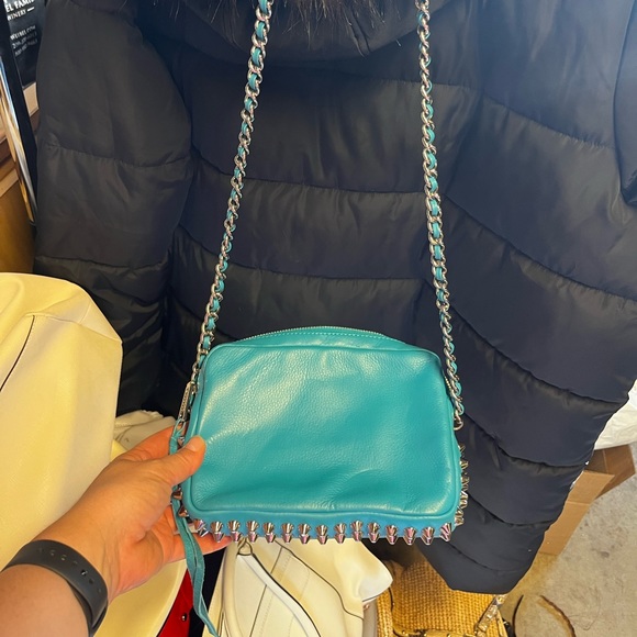 Rebecca Minkoff Turquoise Leather Crossbody - Picture 3 of 4